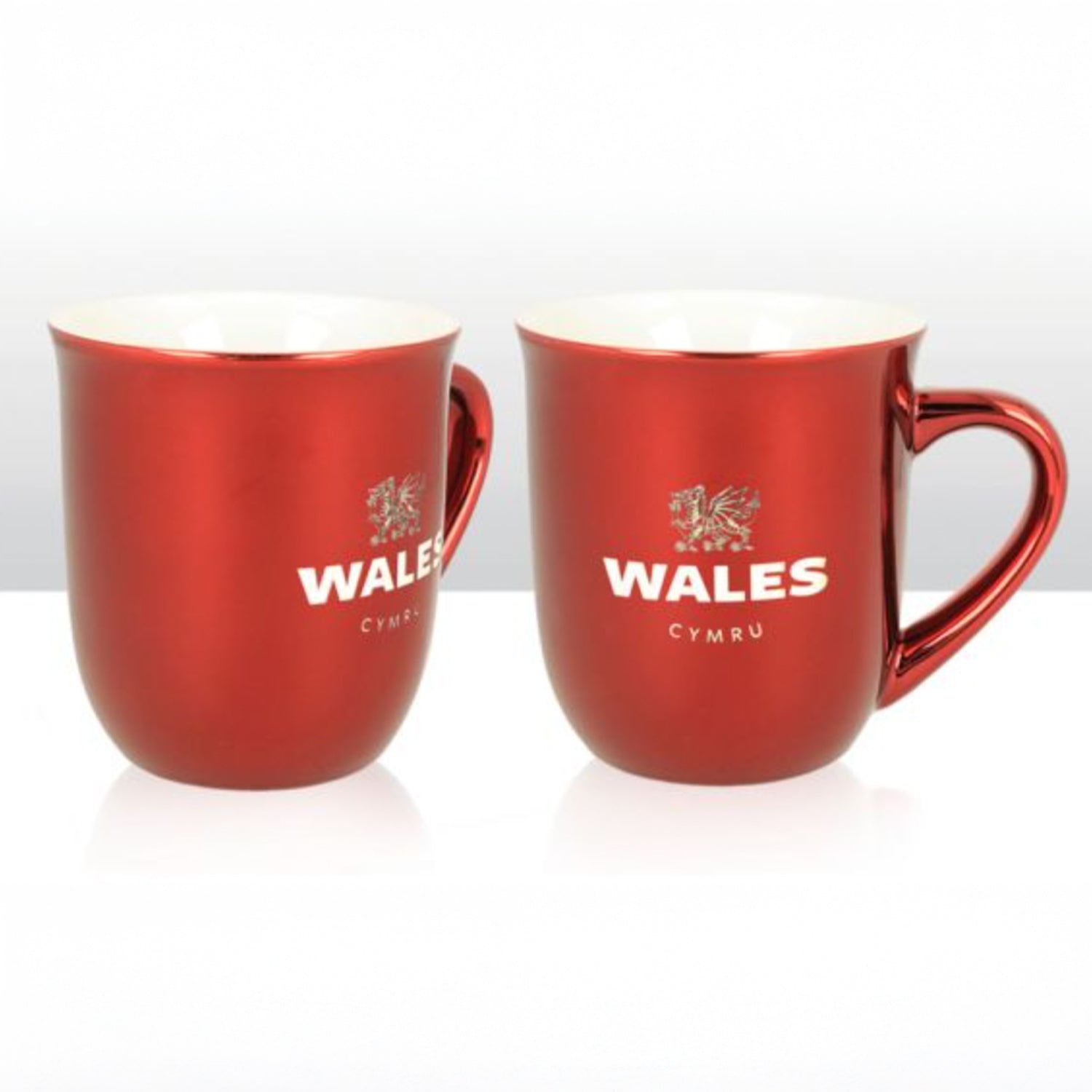 Wales Red Metallic Mug