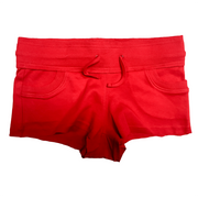 Ladies Red Natalie Shorts