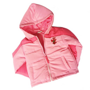 Girls Pink Padded Jacket