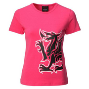 Ladies Welsh National Anthem Skinni T-Shirt