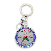 Wales Star Flag Pillbox Keyring (PBKY006)