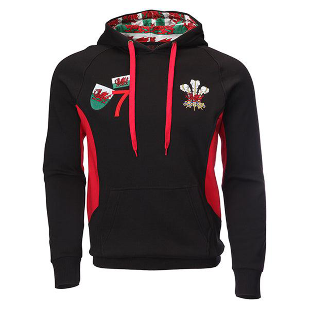 Kids Tomos Applique Welsh Hoodie