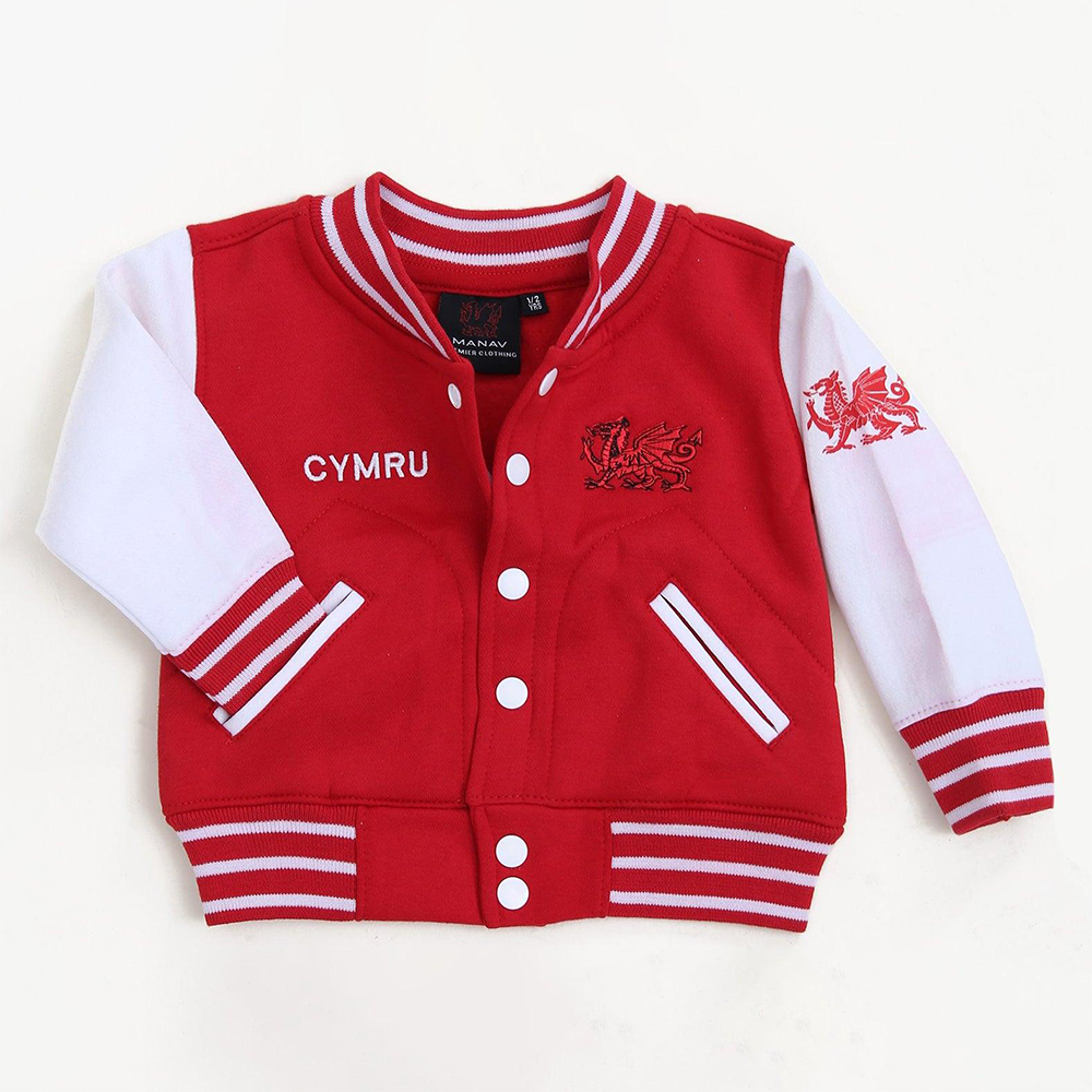 Kids Cymru Varsity Jacket