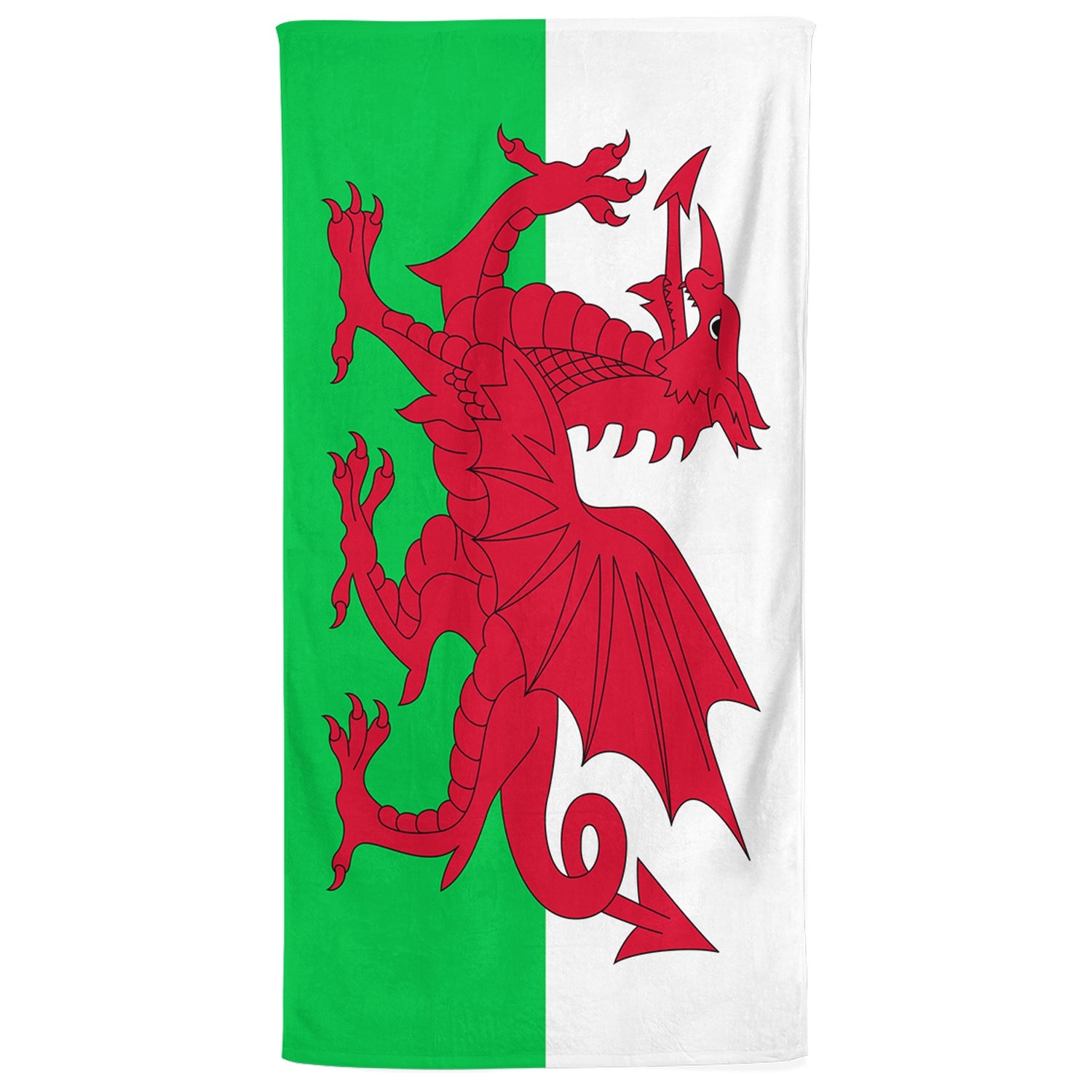 Welsh Flag Beach Towel