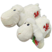 White Embroidered Lamb Plush